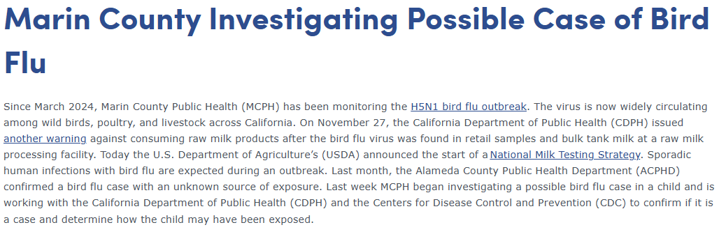 Human Cases of Bird Flu (H5N1) are Increasing in the U.S. - Bird Flu ...